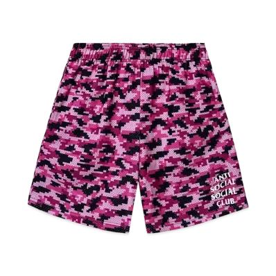 ANTI SOCIAL SOCIAL CLUB Pixel Camo Shorts "Pink"