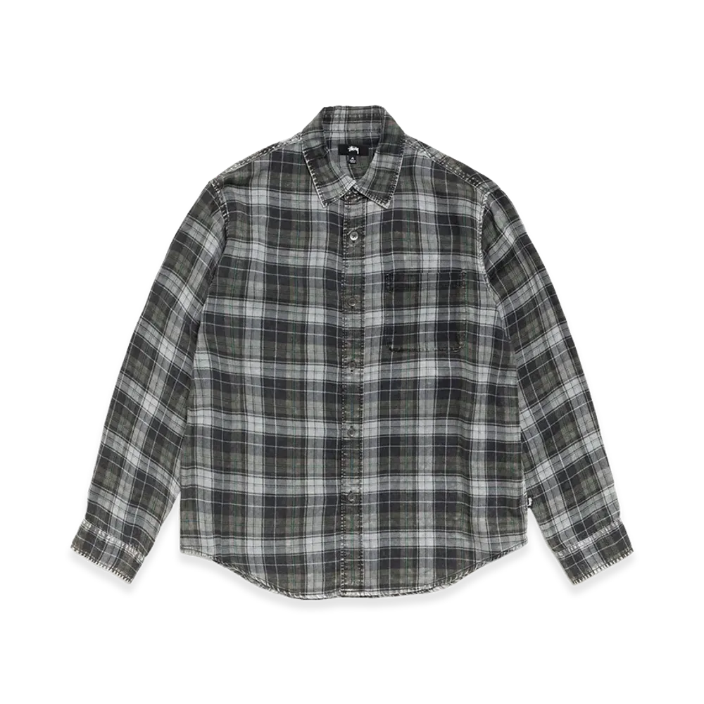 Stussy Matthew Plaid Shirt "Charcoal"