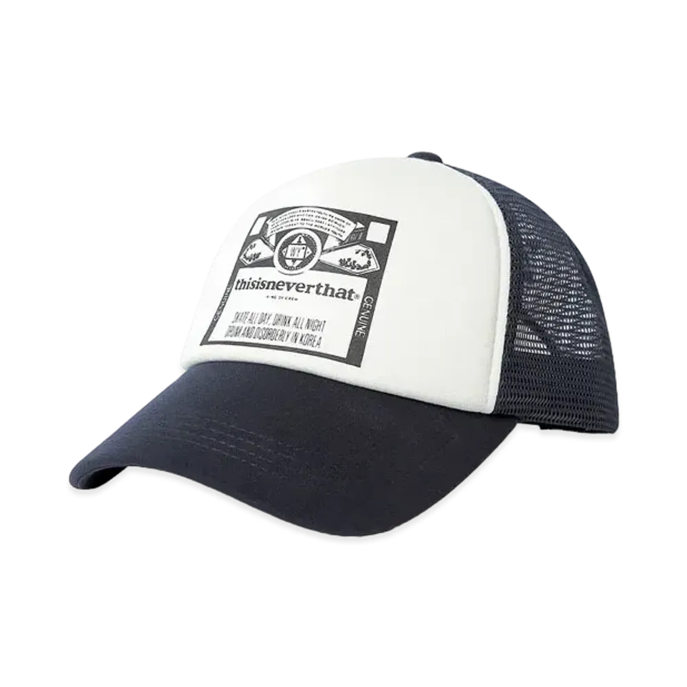 Wasted Youth x thisisneverthat MESH CAP "Navy" / VERDY