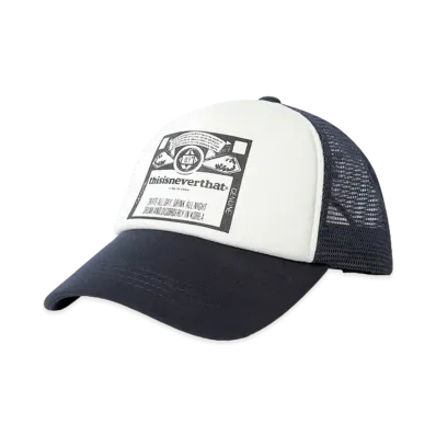 Wasted Youth x thisisneverthat MESH CAP "Navy" / VERDY