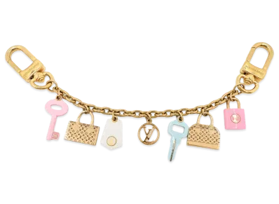 Louis Vuitton Bag Charm Chain Iconics "Gold"