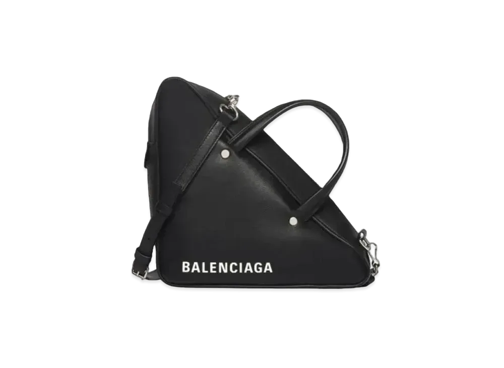 BALENCIAGA Small Triangle Travel Bag "Black"