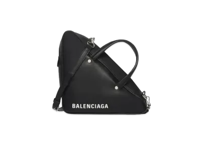 BALENCIAGA Small Triangle Travel Bag "Black"