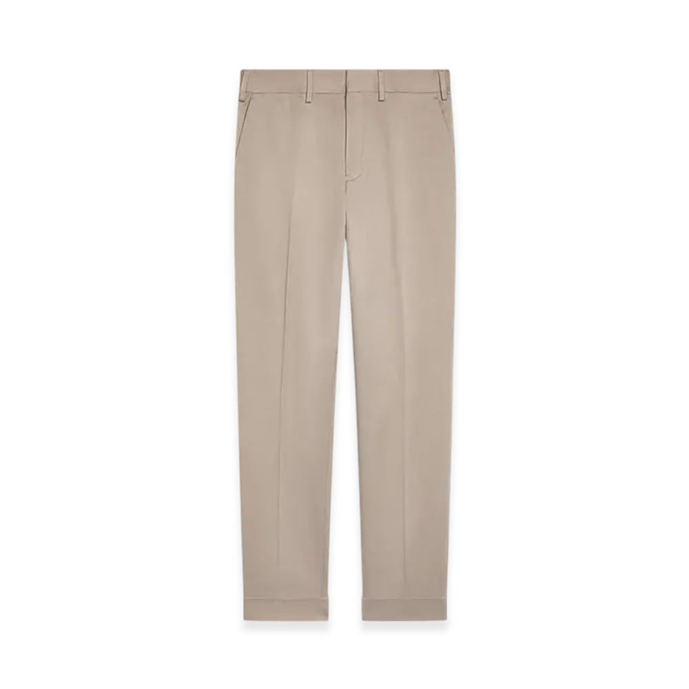 DRIES VAN NOTEN Cuffed Pants "Cement"