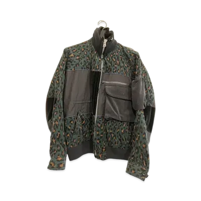 Sacai Leopard Docking Jacket "Green"