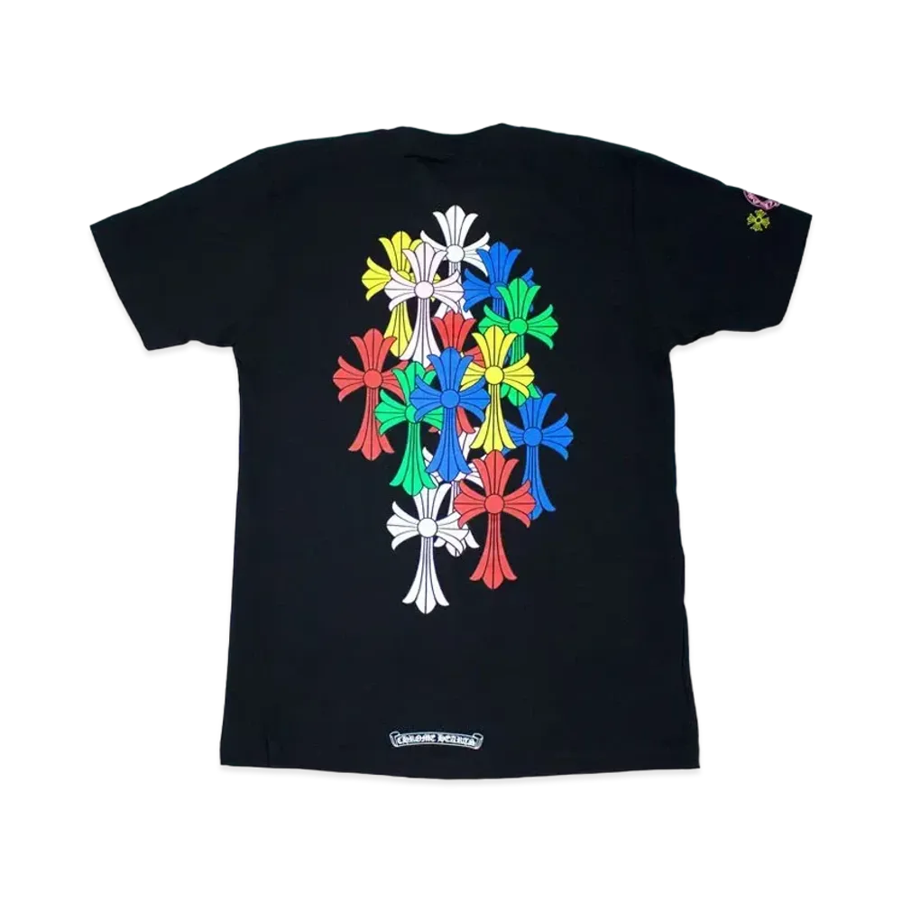 Chrome Hearts Multi Color Cemetery Cross T-Shirt "Black"