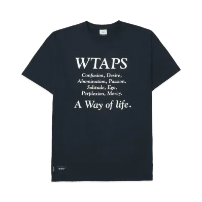 WTAPS Containing 01 / SS / Cotton "Navy"