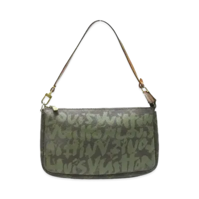 Louis Vuitton Pochette Accessoires Monogram Graffiti "Khaki"