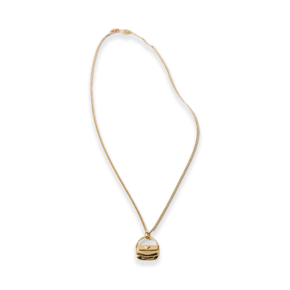 PRADA Metal Necklace "Gold"