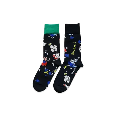 sacai Graphic socks "Black"