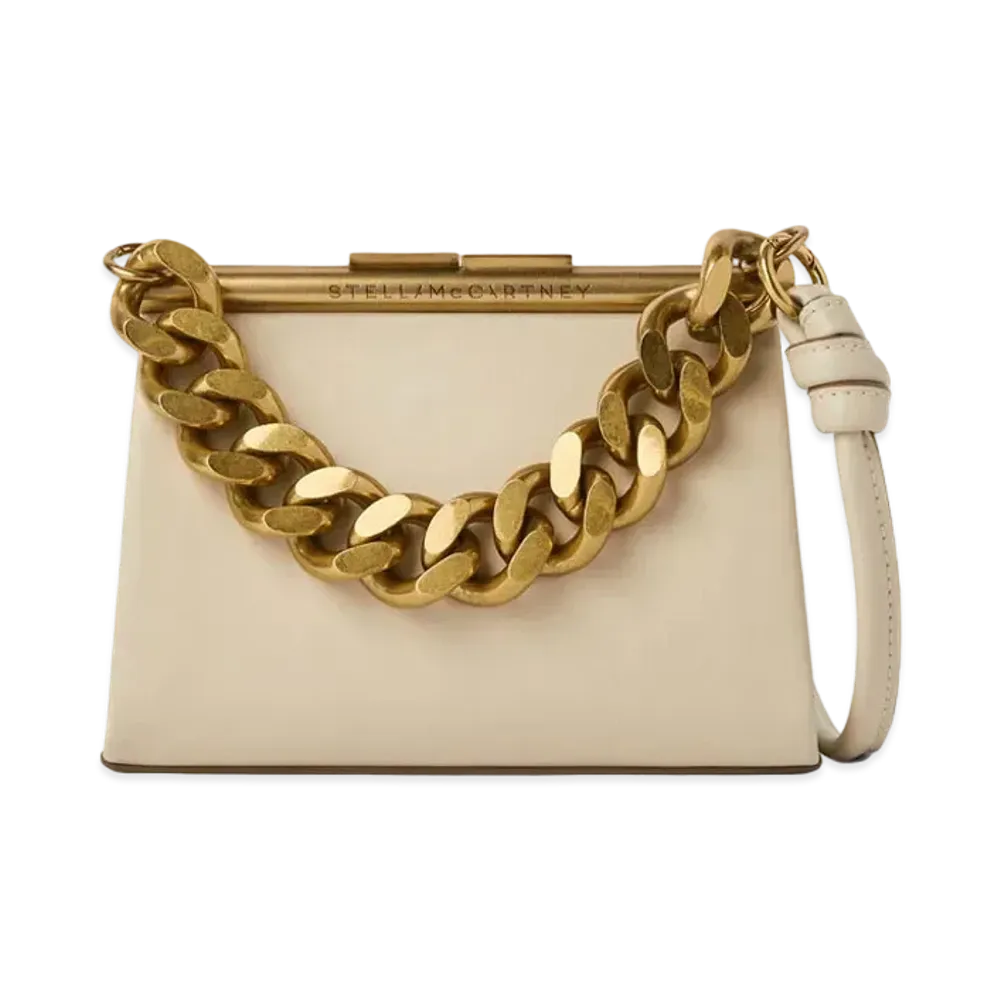 Stella McCartney Small Chunky Chain Bag "Cream"