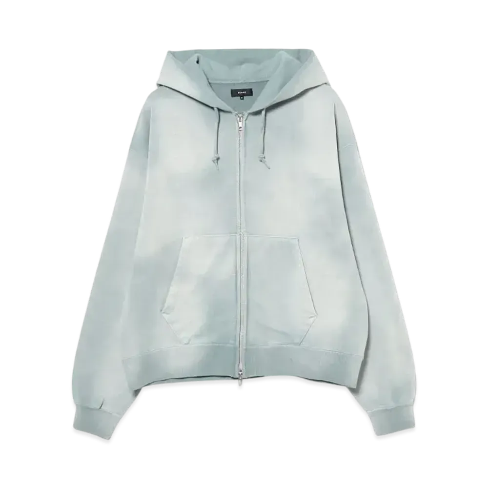 BEAMS Fade Zip-Up Hoodie "Sax"