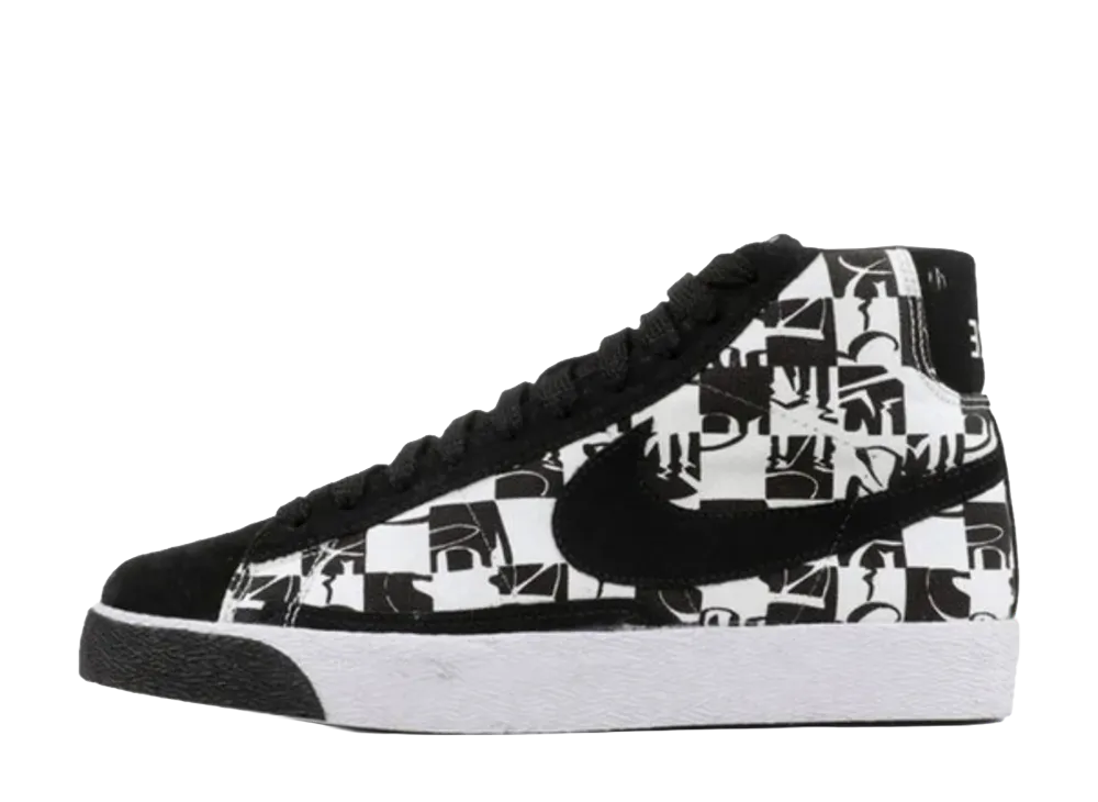 Stussy × NEIGHBORHOOD × Nike SB Blazer Mid "Black/White"