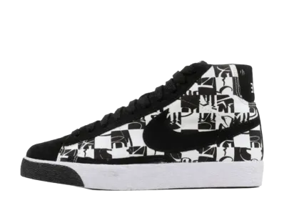 Stussy × NEIGHBORHOOD × Nike SB Blazer Mid "Black/White"