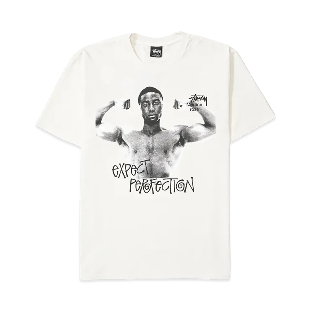 Stussy x Martine Rose Stand Firm Pigment Dyed Tee "Natural"