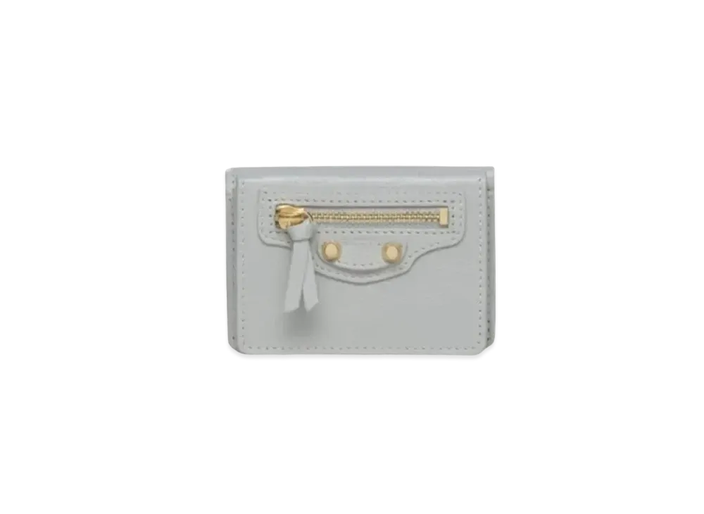 BALENCIAGA Classic Mini Wallet Cloud Classic Mini Wallet "Gray"