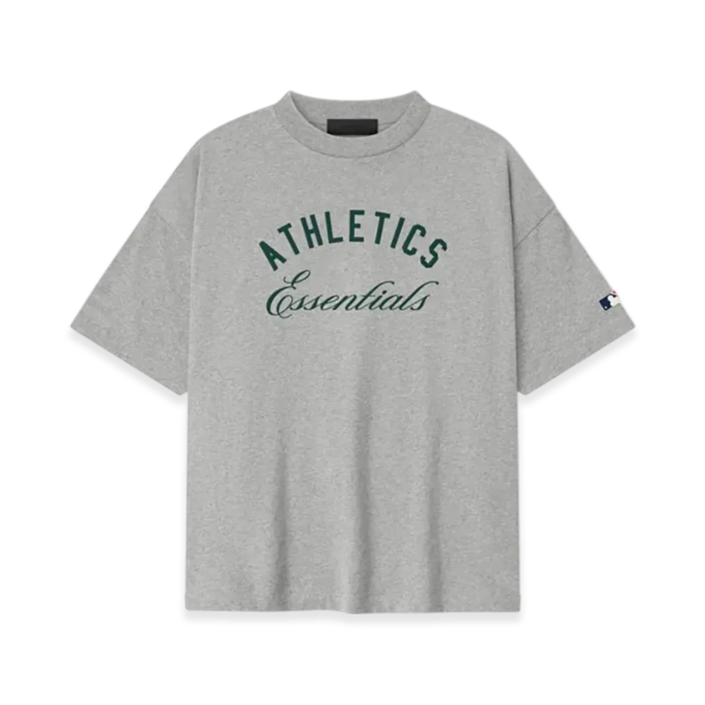 FEAR OF GOD ESSENTIALS Athletics 90s Tee "Concrete Heather"