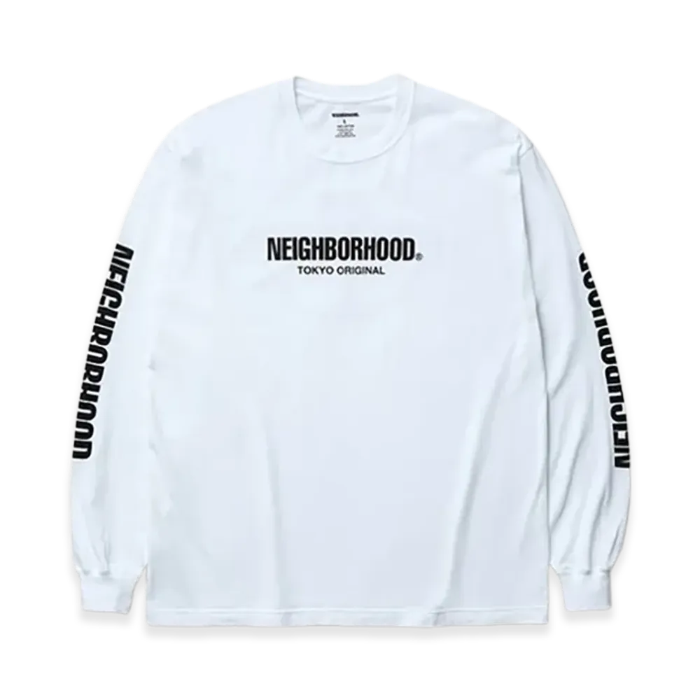 NEIGHBORHOOD Dover Street Market Ginza Limited Tee LS "White"