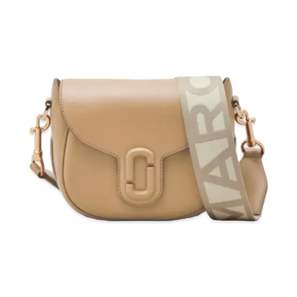 Marc Jacobs The Leather Covered J Marc Saddle Bag Small "Camel"