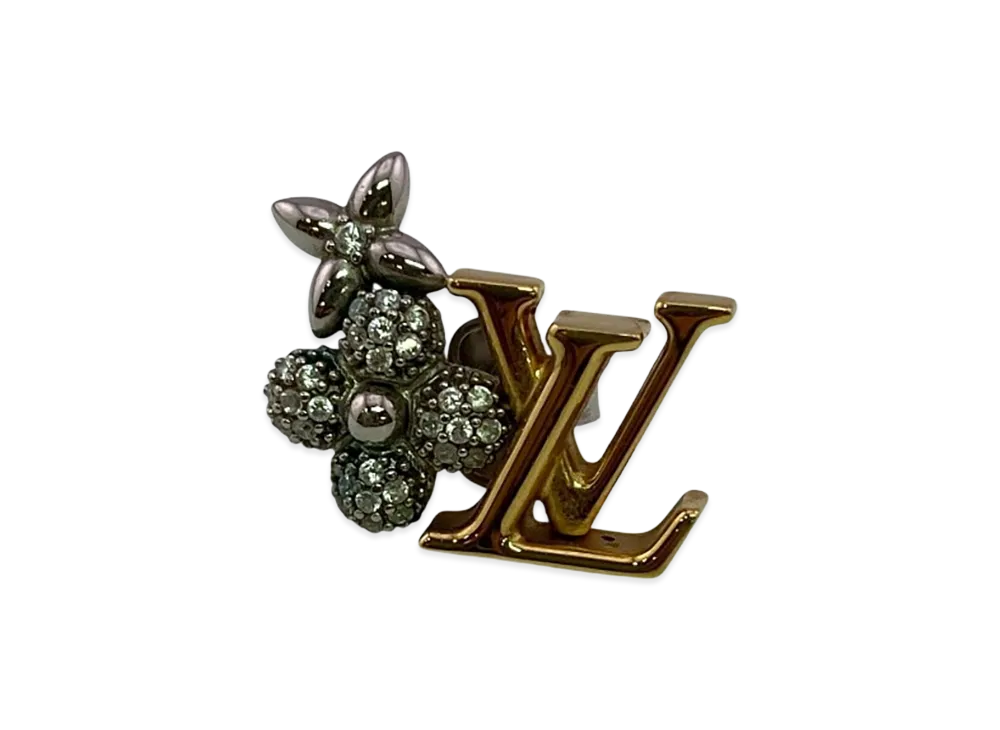 Louis Vuitton Pierces Puce LV Gram "Silver/Gold"