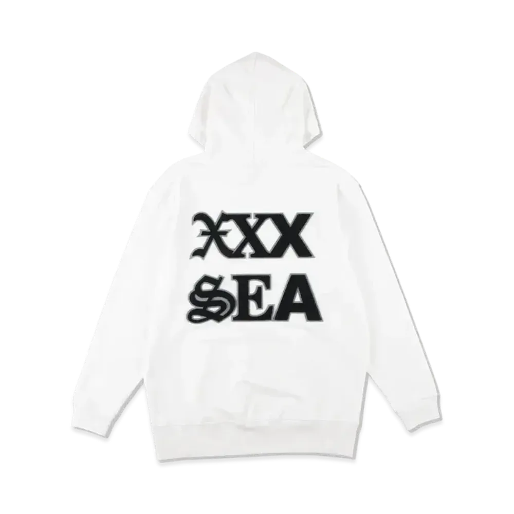 ウィンダンシー x ゴッドセレクショントリプルエックス (XXX) フーディー "ホワイト"