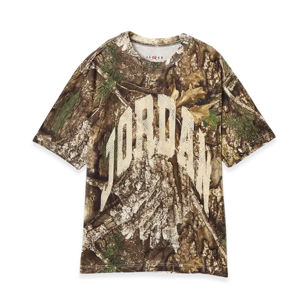 Nike JORDAN BRAND M J BRK RLT AOP SS Crew "Real Tree"