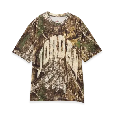 Nike JORDAN BRAND M J BRK RLT AOP SS Crew "Real Tree"