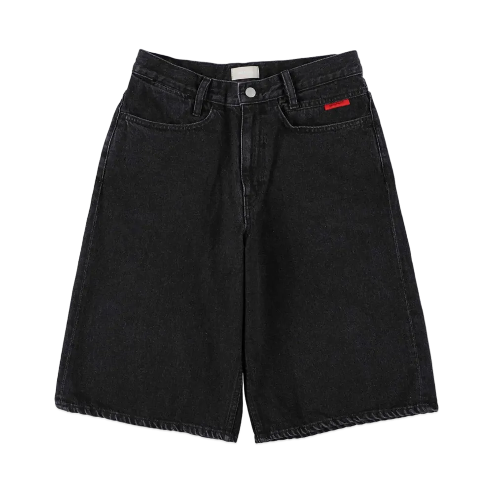 WIND AND SEA Jean Denim Short "Black"
