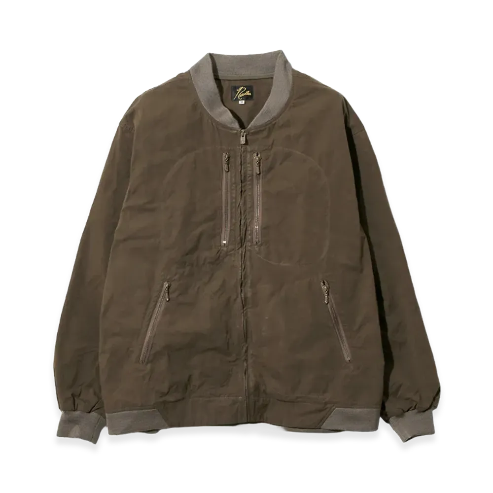 NEEDLES B.B. Jacket - Waxed Cloth "Brown"