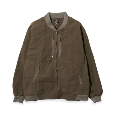 NEEDLES B.B. Jacket - Waxed Cloth "Brown"