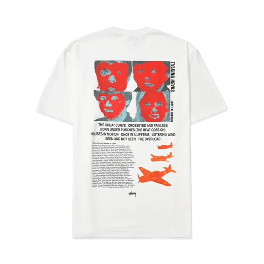 Stussy x Talking Heads Remain in Light Tee "White"
