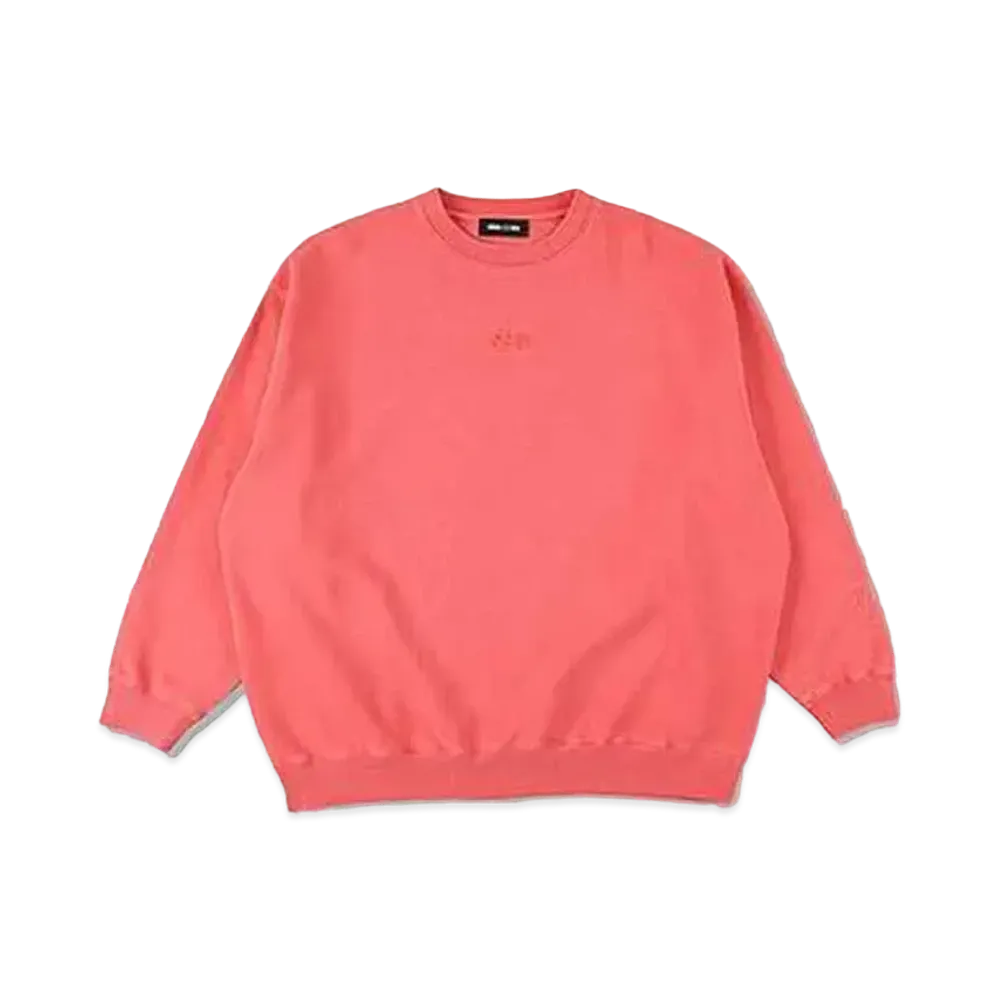 WIND AND SEA SEA (PIGMENT-DYE) CREW NECK "Red"