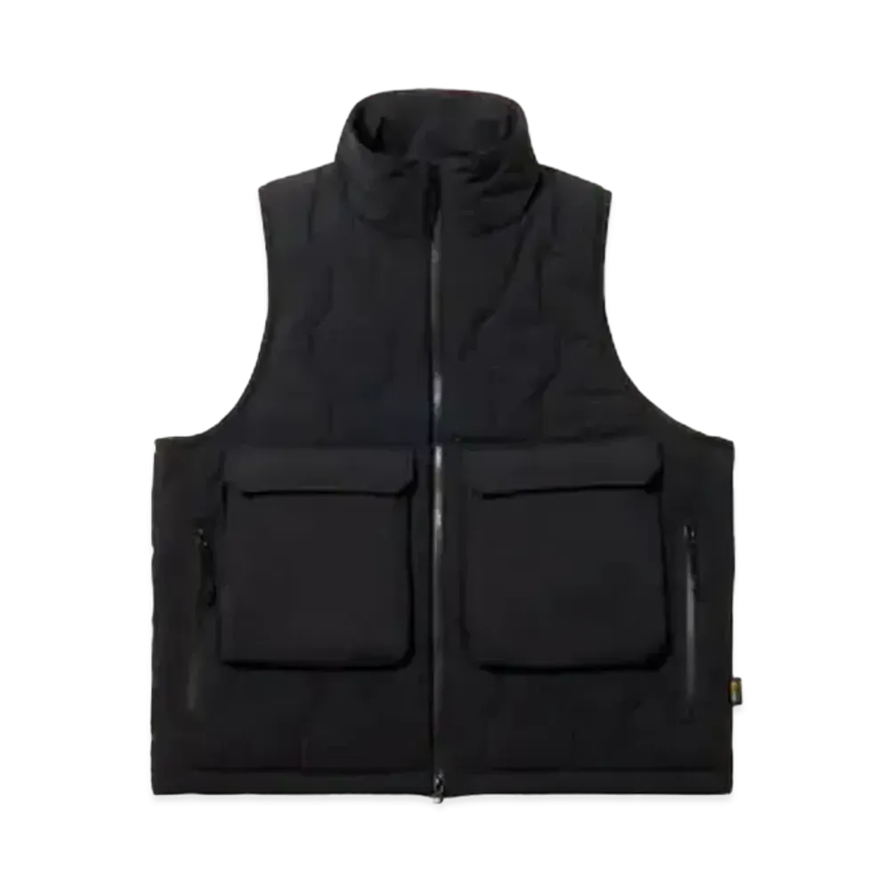 POTR x G-Shock Products Cordura G-Quilt Stand Collar Padding Vest "Black"