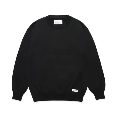 WACKO MARIA Cotton Knit Sweater "Black"