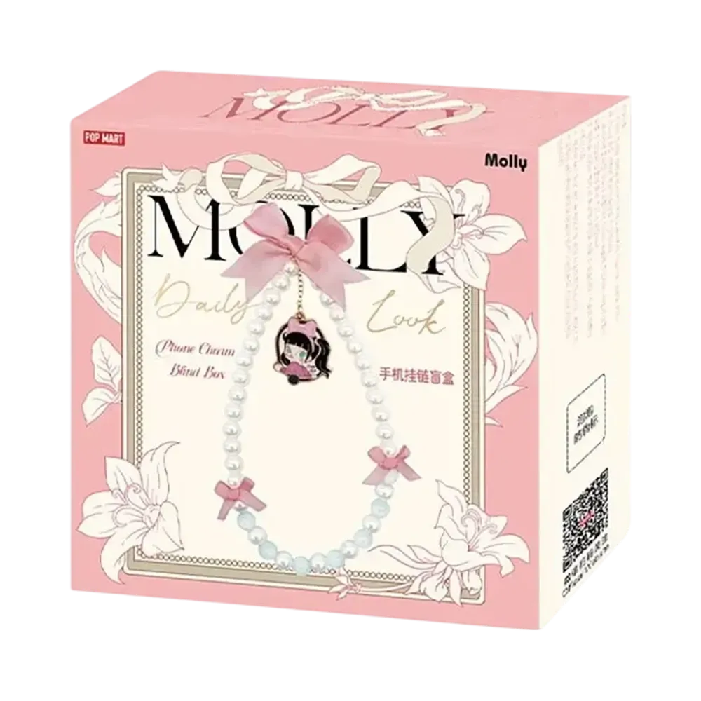 POP MART MOLLY Daily Look Series Phone Charm [Piece]