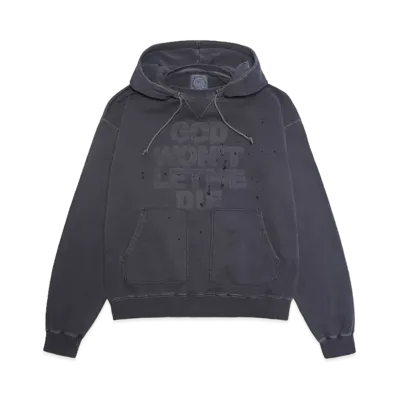 SOMEIT G.W.L.D Vintage Hoodie "STONE GREY"