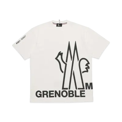 MONCLER T-Shirt Cut And Sew "White"