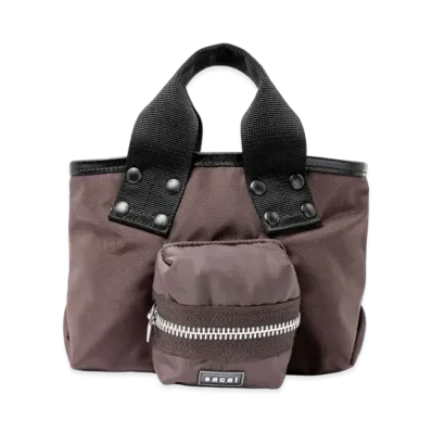 sacai Pocket Tote Bag Small "Brown"