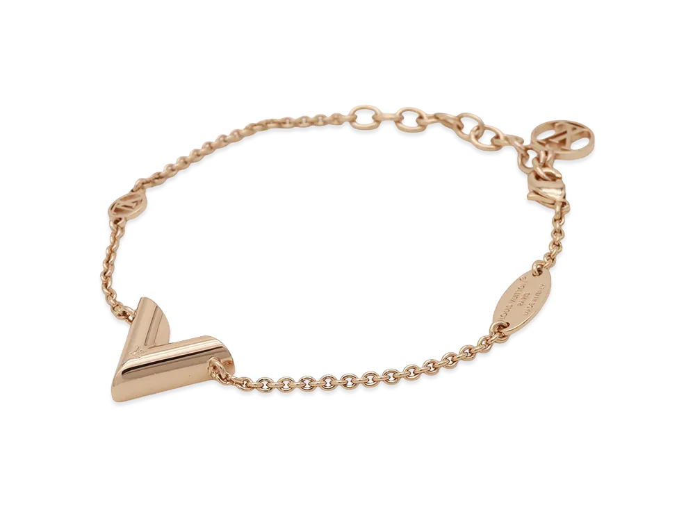Louis Vuitton Essential V Bracelet "Pink Gold"