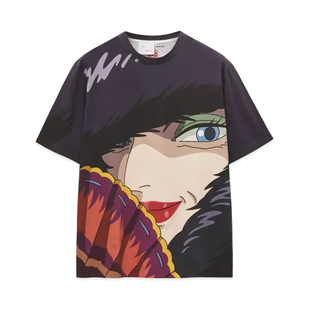 ロエベ x ハウルの動く城 荒地の魔女 Tシャツ (コットン) 
