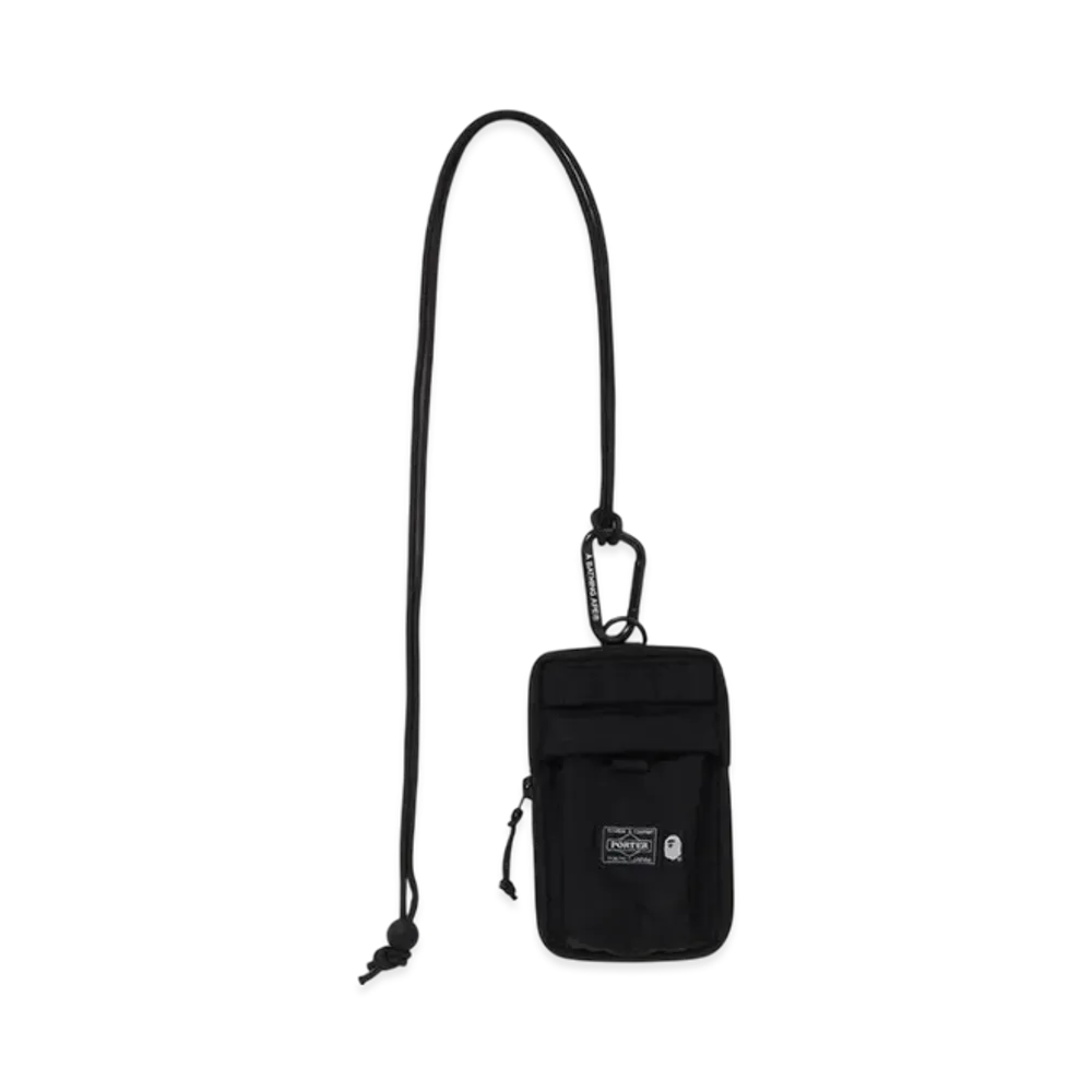 A BATHING APE Porter Mini Bag "Black"