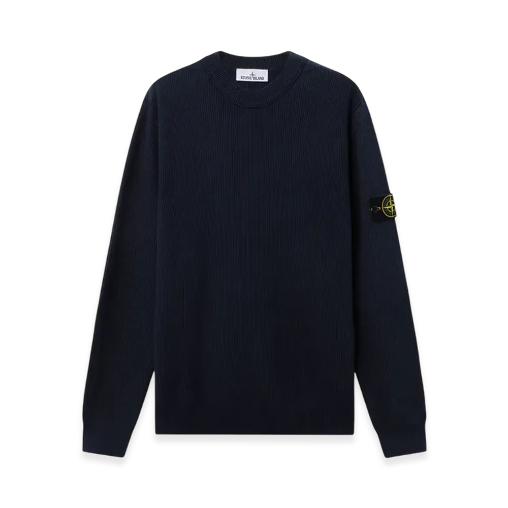 Stone Island 5100154 Ribbed Soft Organic Cotton "Navy Blue"