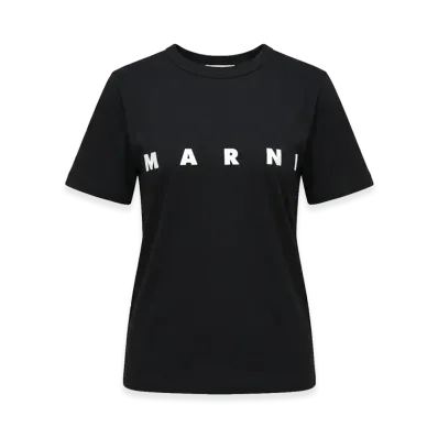 MARNI Women's Logo T-Shirt "Black"