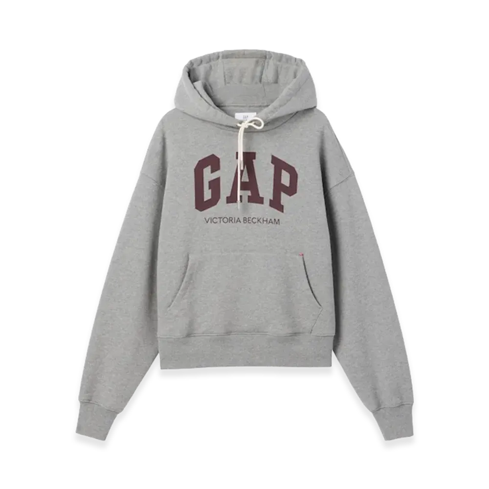 Gap x Victoria Beckham Women's Heavyweight French Terry Hoodie "Heather Gray"