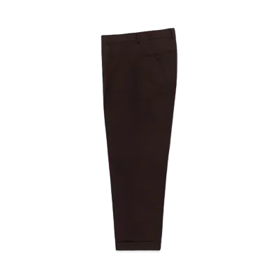 WACKO MARIA x DORMEUIL / Pleated Trousers (Type-2) "Burgundy"