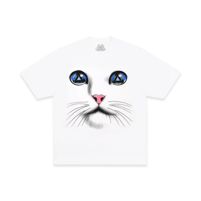 PALACE Cat Face T-Shirt "White"