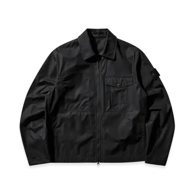 Stone Island All-Weather Cotton Canvas_S.I. Ghost "Black"