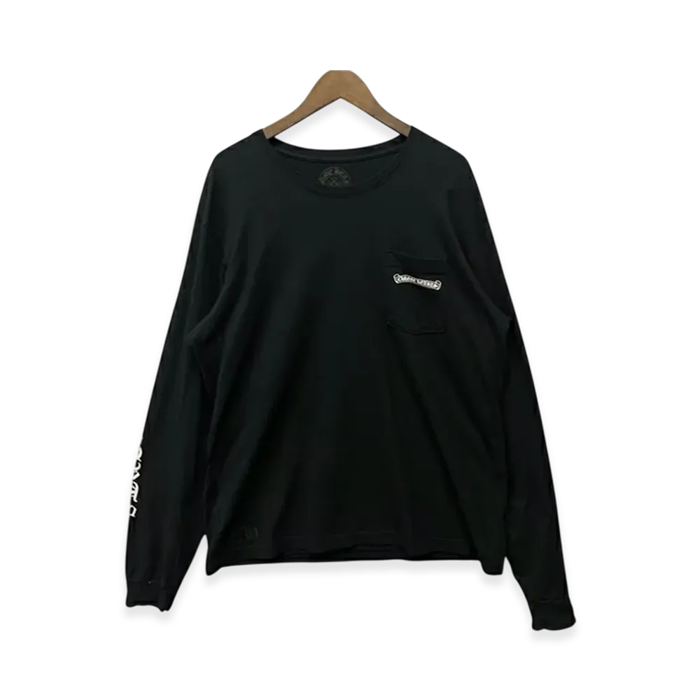 Chrome Hearts Fuck Back Scroll L/S Tee "Black"