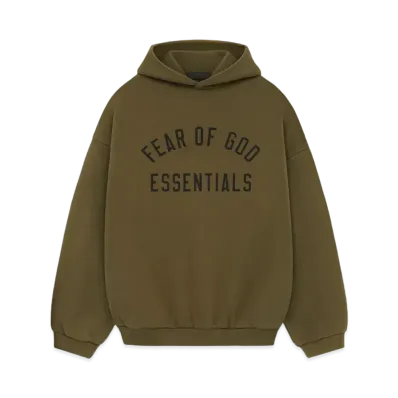 FEAR OF GOD ESSENTIALS Fleece Hoodie "Olive"