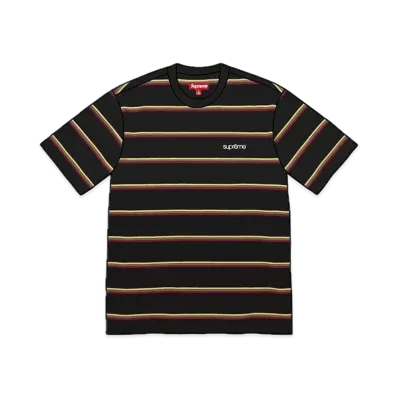 Supreme Stripe S/S Top "Black"